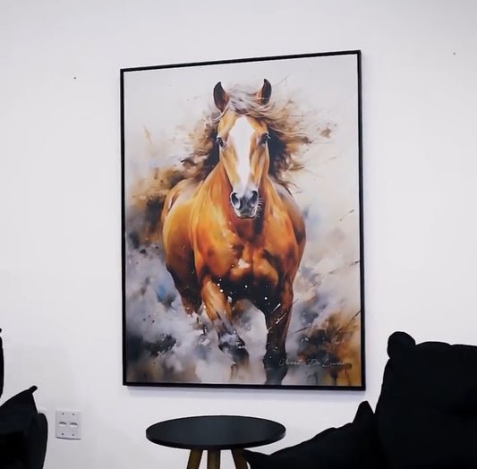 Desert Horse Running Wall Art