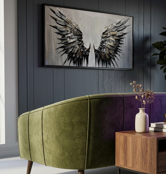 Divine Ascent Wings | Premium Canvas Wall Art