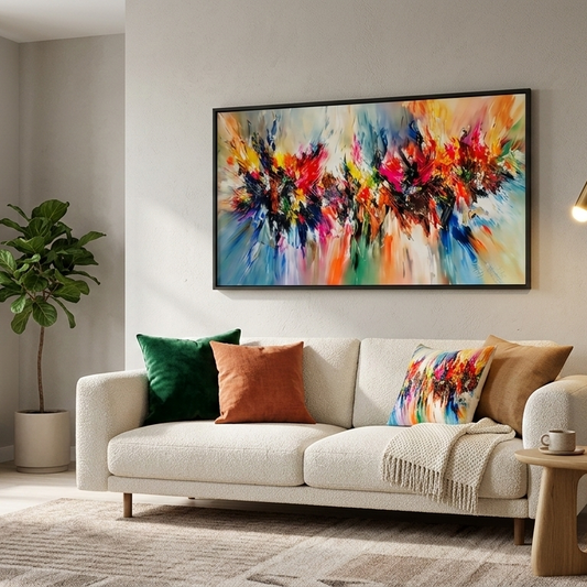 Modern Harmony | Light and Texture Abstract Canvas Art